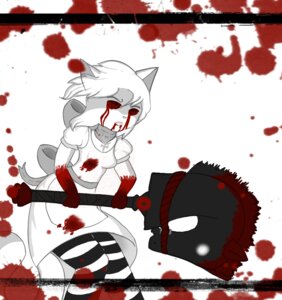 Rating: Questionable Score: 0 Tags: alice_liddell american_mcgee's_alice bittersweet_candy_bowl blood bodily_fluids clothed clothing domestic_cat dress e621 felid feline felis female fr33k0 fur glowing glowing_eyes hair hobby_horse hysteria khao_manee legwear lucy_(bcb) mammal melee_weapon ribbons simple_background solo stockings weapon white_body white_fur white_hair User: bunchy7s