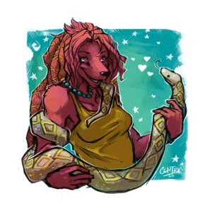 Rating: Safe Score: 0 Tags: 2011 ambiguous_gender anthro canid canine centradragon duo e621 female feral hair heart_symbol jewelry mammal necklace purple_eyes red_hair reptile scalie smile snake User: bunchy7s Rating: Safe Score: 0 Tags: 2011 ambiguous_gender anthro canid canine centradragon duo e621 female feral hair heart_symbol jewelry mammal necklace purple_eyes red_hair reptile scalie smile snake User: bunchy7s