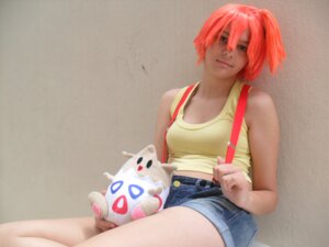 Rating: Safe Score: 0 Tags: 4:3 bottomwear clothed clothing cosplay denim denim_bottomwear denim_clothing denim_shorts e621 female fully_clothed generation_2_pokemon grandfathered_content gym_leader hair human mammal midriff misty_(pokemon) namiokamura nintendo not_furry orange_hair photography_(artwork) plushie pokemon pokemon_(species) pokemon_trainer portrait shorts sitting solo suspenders three-quarter_portrait togepi topwear yellow_clothing yellow_topwear User: bunchy7s