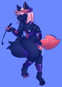 Rating: Explicit Score: 0 Tags: anthro breasts clothing collar corset demon e621 erection genitals gynomorph hair horn intersex karina_obsius knot lingerie nipple_tape pasties penis pink_hair riding_crop shugowah solo tail tape tongue topwear whip User: bunchy7s