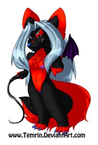 Rating: Explicit Score: 0 Tags: anthro breasts canid canine chest_tuft chibi e621 female fur looking_at_viewer mammal nipples nude simple_background solo tail temrin temrin_sanjem text tuft url whip white_background User: bunchy7s