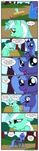 Rating: Safe Score: 0 Tags: 2012 absurd_res amber_eyes bench blue_body blue_eyes blue_feathers blue_hair bodily_fluids comic cutie_mark dialogue duo e621 english_text equid equine fail feathered_wings feathers female feral friendship_is_magic group hair hasbro hi_res horn lyra_heartstrings_(mlp) mammal multicolored_hair my_little_pony mythological_creature mythological_equine mythology outside park plant princess_luna_(mlp) quadruped tail tears text teygrim tree two_tone_hair unicorn winged_unicorn wings User: bunchy7s