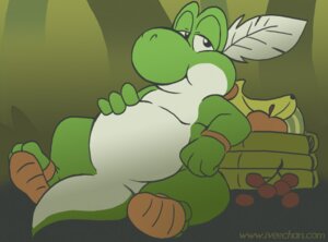 Rating: Safe Score: 0 Tags: ambiguous_gender anthro banana belly dinosaur e621 feathers food fruit green_body green_yoshi male_(lore) mario_bros nintendo overweight overweight_ambiguous overweight_anthro paper_mario paper_mario_(2000) plant prehistoric_species reptile scalie shellyochunks solo tail village_leader_yoshi yoshi User: bunchy7s