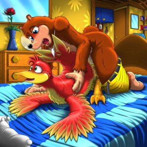 Rating: Explicit Score: 0 Tags: 1:1 2014 ambiguous_gender anthro anthro_on_feral avian banjo-kazooie banjo_(banjo-kazooie) barefoot beak bear bed bedroom belt bestiality bird bodily_fluids bottomwear breegull brown_body brown_fur clothed clothing drooling duo e621 erection feathered_wings feathers feet female feral from_behind_position fur furniture genitals inside interspecies kazooie kitsune_youkai looking_down male male/ambiguous mammal nude open_mouth pants partially_clothed penetration penis rareware saliva sex teeth tongue wings User: bunchy7s