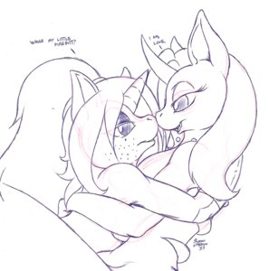 Rating: Questionable Score: 0 Tags: arcane_shade conditional_dnp dialogue duo e621 english_text equid equine fan_character female female/female fire_eclipse hair half-closed_eyes hasbro horn hug long_hair mammal my_little_pony mythological_creature mythological_equine mythology narrowed_eyes suirano text unicorn User: bunchy7s