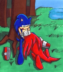 Rating: Explicit Score: 0 Tags: anthro blue_fur chaoscheebs echidna fellatio furry hedgehog knuckles_the_echidna male male_only mammal multiple_males oral rule34 sega sonic_(series) sonic_team sonic_the_hedgehog sonic_the_hedgehog_(series) straight_hair yaoi User: bunchy7s