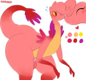 Rating: Explicit Score: 0 Tags: alien animal_genitalia anthro blush color_swatch duo e621 female femboy genitals gooze_(sunibee) heart_symbol lilibee lunch_(sunibee) male mature_female mother_(lore) nude nuzzling parent_(lore) penis pink_body sheath simple_background solo_focus sunibee white_background wide_hips User: bunchy7s