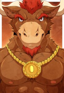 Rating: Safe Score: 0 Tags: 2013 abs aluminemsiren aluminum anthro athletic beard biceps biped bovid bovid_horn bovine bovine_horn brown_body brown_eyes brown_fur bull_horn clothed clothing digital_media_(artwork) e621 european_mythology facial_hair fur goatee greek_mythology grin hair half-length_portrait hi_res horn jewelry looking_at_viewer male mammal minotaur muscular muscular_anthro mythology necklace nipples nude pecs pendant portrait pose red_eyes red_hair smile solo standing tauros_(character) User: bunchy7s