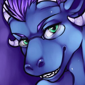 Rating: Safe Score: 0 Tags: 1:1 blue_theme bust_portrait cool_colors dragon e621 eyewear glasses green_eyes hair horn icon looking_at_viewer low_res male mythological_creature mythological_scalie mythology pince-nez portrait purple_hair scalie smile solo unknown_artist User: bunchy7s