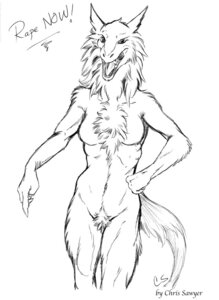 Rating: Questionable Score: 0 Tags: anthro black_and_white chest_tuft chris_sawyer demanding dominant e621 female fur gesture hand_gesture imminent_rape imminent_sex mammal monochrome pointing pointing_down pubes rain_silves sergal sketch solo tail tuft uhoh User: bunchy7s