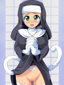 Rating: Explicit Score: 0 Tags: 3:4 animal_humanoid bodily_fluids bottomless capcom clothed clothing cum darkstalkers e621 felicia_(darkstalkers) female genital_fluids genitals habit hi_res humanoid konpeto nun solo tail vulva User: bunchy7s