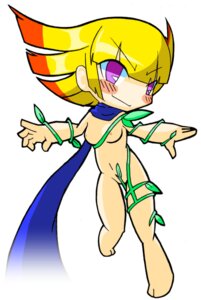 Rating: Explicit Score: 0 Tags: bad_censor blonde_hair blush cape censored covering covering_crotch eleca female hikari_shinwa kid_icarus kid_icarus_uprising lightning nintendo no_humans nude phosphora purple_eyes rule34 scarf shin:_hikari_shinwa simple_background smirk solo User: bunchy7s