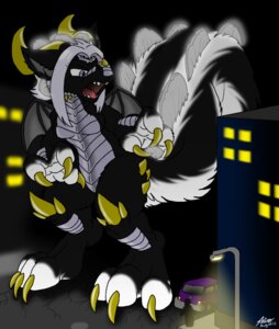 Rating: Safe Score: 0 Tags: 2012 anthro breasts car catmonkshiro claws dragon duo e621 featureless_breasts female fur furred_dragon furred_scalie horn hybrid kaiju macro mammal membrane_(anatomy) membranous_wings mephitid mythological_creature mythological_scalie mythology scales scalie skunk small_breasts solo_focus spikes street street_lamp tail vehicle ventral_scales window wings User: bunchy7s
