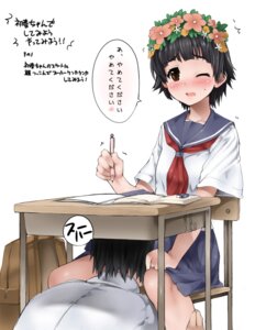 Rating: Explicit Score: 0 Tags: 00s 1boy 1girls 2009 abubu between_thighs black_hair blush book brown_eyes cunnilingus desk eraser female flower hair_flower hair_ornament head_wreath implied_cunnilingus implied_oral male maledom mechanical_pencil oral partially_translated pencil rule34 sailor_uniform school_uniform schoolgirl serafuku short_hair sitting skirt teenage_female teenager thighs to_aru_kagaku_no_railgun to_aru_majutsu_no_index translated translation_request trembling uiharu_kazari under_desk under_the_table wink young User: bunchy7s