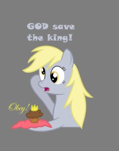 Rating: Safe Score: 0 Tags: alpha_channel big_eyes crown derp_eyes derpy_hooves_(mlp) e621 english_text equid equine eyelashes female food friendship_is_magic fur gesture grey_body grey_fur hasbro headgear holding_object horse king mammal merejump muffin my_little_pony open_mouth pony royalty salute simple_background solo text toony transparent_background User: bunchy7s