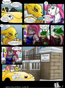 Rating: Safe Score: 0 Tags: anthro bandai_namco black_sclera blue_eyes breasts bucky_o'hare_(series) canid canine car chest_tuft comic crossover dialogue digimon digimon_(species) e621 english_text female fox fur green_eyes group hi_res inside_car inside_vehicle jenny_(bucky_o'hare) legend_of_jenny_and_renamon mammal nintendo renamon scalie slippy_toad star_fox text tuft vehicle white_body white_fur yawg yellow_body yellow_fur User: bunchy7s