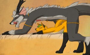 Rating: Explicit Score: 0 Tags: adjot all_fours anal anal_penetration anthro antlers asian_mythology bed bent_over bodily_fluids canid canine cum demonancer_(character) doggystyle dominant dragon duo e621 east_asian_mythology eastern_dragon erection eyes_closed fox from_behind_position fur furniture genital_fluids genitals green_hair green_penis grey_body grey_fur hair horn interspecies larger_dom larger_male male male/male male_penetrated male_penetrating male_penetrating_male mammal mythological_creature mythological_scalie mythology nude penetration penis red_eyes ring scalie sex side_view size_difference smaller_male tail tanith tattoo teeth tongue whiskers User: bunchy7s