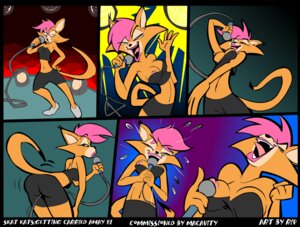 Rating: Questionable Score: 0 Tags: anthro areola breasts butt clothing digital_media_(artwork) domestic_cat e621 erect_nipples eyes_closed felid feline felis female hair katleen mammal mc_skat_kat_and_the_stray_mob navel nipple_outline nipple_slip nipples pink_hair r!p singing solo tail tight_clothing User: bunchy7s