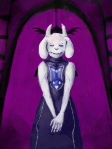 Rating: Safe Score: 0 Tags: anthro boss_monster_(undertale) bovid breasts caprine chrisdomz creepy digital_media_(artwork) e621 female fur hi_res horn looking_at_viewer mammal paws smile solo teeth toriel undertale undertale_(series) white_body white_fur User: bunchy7s