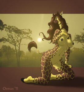 Rating: Explicit Score: 0 Tags: 2011 anthro artist_name biped breasts brown_hair brown_nipples dated e621 eyebrows female female_anthro genitals giraffe giraffid green_eyes hair hi_res horn iris kneeling long_hair mammal nipples nude nude_anthro nude_female ossian_rodent ossicone pupils snout solo sun tail tail_tuft text tuft unavailable_at_source vulva User: bunchy7s