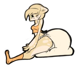 Rating: Questionable Score: 0 Tags: 2013 anthro big_diaper blush bottomwear bra clean_diaper clothed clothing diaper e621 felid female footwear huge_diaper indigoanonymous legwear mammal socks solo underwear wearing_diaper white_diaper User: bunchy7s