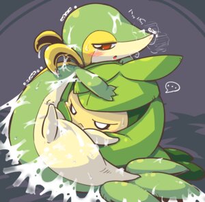 Rating: Explicit Score: 0 Tags: ambiguous_gender blush bodily_fluids breath crepix cum cum_covered duo e621 excessive_cum excessive_genital_fluids featureless_crotch feral generation_5_pokemon genital_fluids green_body green_skin messy nintendo panting pokemon pokemon_(species) red_eyes snivy squish swadloon sweat User: bunchy7s