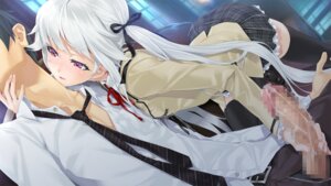 Rating: Explicit Score: 0 Tags: 1boy 1girls bishoujo_mangekyou blush censored clothing fangs female game_cg handjob happoubi_jin kagamino_kirie kagarino_kirie male necktie open_mouth penis precum red_eyes rule34 school_uniform shirt silver_hair skirt straight thighhighs tied_hair twintails vampire User: bunchy7s