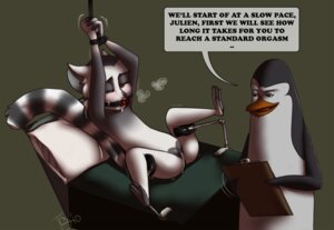 Rating: Explicit Score: 0 Tags: 2010 adelie_penguin andromorph anthro avian ball_gag beak bird blue_eyes bodily_fluids bound brush-tailed_penguin clipboard crossgender dialogue digital_media_(artwork) dreamworks drooling duo e621 english_text feet forced gag gagged genitals holding_clipboard holding_object intersex king_julien kowalski_(madagascar) lemur madagascar_(series) male mammal penguin prehensile_feet presenting primate rape restraints ring-tailed_lemur saliva scientific_experiment sex signature spread_legs spreader_bar spreading strepsirrhine tail text toes tsuyagami vulva User: bunchy7s