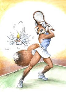Rating: Safe Score: 0 Tags: 2000 ambiguous_gender anthro avian beak bird black_body black_fur bottomwear breasts brown_body brown_eyes brown_fur busty_feral canid canine clothed clothing cockatoo detailed_background dipstick_tail duo e621 feathered_wings feathers female feral fluffy fluffy_tail flying footwear fox fully_clothed fur furgonomics gloves_(marking) holding_object holding_racket humor legwear looking_aside mammal markings medium_breasts megan_giles multicolored_tail non-mammal_breasts nude o_0 parrot pink_body pink_feathers pun racket red_fox shirt shoes skirt socks sport tail tail_markings tail_through_skirt tennis tennis_court tennis_racket topwear true_fox true_parrot uhoh white_body white_feathers white_fur white_tail_tip wings yellow_body yellow_feathers User: bunchy7s