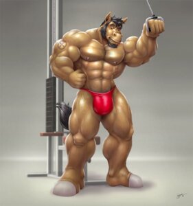Rating: Questionable Score: 0 Tags: abs anthro barefoot beard biceps big_bulge big_muscles biped black_hair body_hair braford brown_body brown_fur bulge clothed clothing e621 equid equine exercise facial_hair feet flexing fur green_eyes grin hair hairy happy_trail holding_object hooves horse huge_muscles male mammal muscular muscular_anthro muscular_male nipples pecs pose skimpy smile solo standing tail tattoo teeth thong topless underwear weight_machine weightlifting workout User: bunchy7s