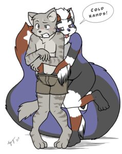 Rating: Questionable Score: 0 Tags: 2007 ajin anthro arm_tuft big_tail blush brown_eyes canid canine chest_tuft clothing cold_hands crotch_grab dialogue duo e621 english_text felid forearm_tuft forearms fur green_eyes grey_body grey_fur grope hand_in_pants hand_in_underwear huge_tail male mammal simple_background standing stripes surprised tail text tuft underwear User: bunchy7s Rating: Questionable Score: 0 Tags: 2007 ajin anthro arm_tuft big_tail blush brown_eyes canid canine chest_tuft clothing cold_hands crotch_grab dialogue duo e621 english_text felid forearm_tuft forearms fur green_eyes grey_body grey_fur grope hand_in_pants hand_in_underwear huge_tail male mammal simple_background standing stripes surprised tail text tuft underwear User: bunchy7s