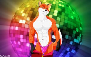 Rating: Questionable Score: 0 Tags: 16:10 2009 abs anthro athletic biceps big_muscles bottomwear bulge canid canine clothed clothing dipstick_tail e621 fabfelipe fox foxy_bingo glistening male mammal markings muscular muscular_anthro muscular_male pants pecs pink_clothing skimpy solo speedo swimwear tail tail_markings thong topless underwear undressing widescreen User: bunchy7s