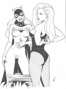 Rating: Explicit Score: 0 Tags: 2girls areola barbara_gordon batgirl batman_(series) birds_of_prey black_canary breasts dc dc_comics erect_nipples female fishnet_stockings green_arrow_(series) monochrome nipples pussy rule34 tom_nguyen User: bunchy7s
