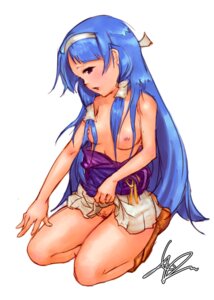 Rating: Explicit Score: 0 Tags: 1girls blue_hair breasts clothing female female_only kannagi long_blue_hair nagi no_panties rule34 skirt small_breasts solo tagme User: bunchy7s