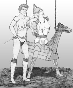 Rating: Explicit Score: 0 Tags: 2girls ball_gag bdsm bikini_armor bondage bondage_horse boots breasts chainmail_bikini closed_eyes dragonlance dungeons_and_dragons eucher female female_only gag greyscale kitiara_uth_matar laurana lesbian lezdom long_hair monochrome nipple_chain nipple_piercing rule34 short_hair tagme yuri User: bunchy7s