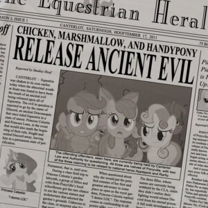 Rating: Safe Score: 0 Tags: 1:1 apple_bloom_(mlp) black_and_white blackmorass cutie_mark_crusaders_(mlp) e621 earth_pony english_text equid equine feathered_wings feathers female feral friendship_is_magic group hasbro horn horse mammal monochrome my_little_pony mythological_creature mythological_equine mythology newspaper pegasus pinkie_pie_(mlp) pony princess princess_celestia_(mlp) quadruped royalty scootaloo_(mlp) simple_background snails_(mlp) snips_(mlp) sweetie_belle_(mlp) tail text toony trixie_(mlp) unicorn wall_of_text winged_unicorn wings young young_feral User: bunchy7s