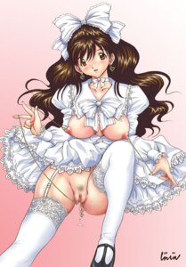 Rating: Explicit Score: 0 Tags: breasts brown_hair censored chains choker clit_piercing clitoris clitoris_piercing copyright_request dress earrings female garter_belt huge_breasts jewelry jinjin labia_piercing lace lace-trimmed_thighhighs large_breasts leg_up legs linked_nipples linked_piercings long_hair nipple_chain nipple_piercing nipple_pull nipple_rings nipples nipples_to_pussy no_panties orange_eyes piercing pubic_hair pussy pussy_juice ribbon rule34 thighhighs thighs white_dress white_legwear User: bunchy7s
