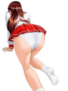 Rating: Explicit Score: 0 Tags: all_fours ass brown_hair female long_hair panties panty rule34 school_uniform schoolgirl skirt socks solo underwear white_panties User: bunchy7s
