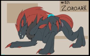 Rating: Explicit Score: 0 Tags: 2013 accessory all_fours anthro backlash91 black_body black_border black_fur blue_eyes border butt butt_grab canid canine claws conditional_dnp digital_media_(artwork) e621 female feral fur generation_5_pokemon genitals hair hair_accessory hair_ring hand_on_butt long_hair looking_at_viewer mammal nintendo nude pokemon pokemon_(species) presenting presenting_hindquarters presenting_vulva red_hair smile solo teeth toe_claws vulva zoroark User: bunchy7s
