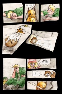 Rating: Safe Score: 0 Tags: angry bodily_fluids comic dialogue e621 english_text female feral fur generation_1_pokemon hair human male mammal melee_weapon nintendo pikachu pokemon pokemon_(species) qlock raichu rodent sandshrew sweat sword text weapon yellow_body yellow_fur young User: bunchy7s