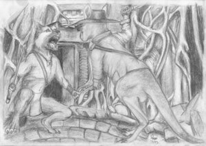 Rating: Safe Score: 0 Tags: 2013 anthro canid canine canis domestic_dog duel duo e621 foxia graphite_(artwork) greyscale kangaroo macropod male mammal marsupial melee_weapon monochrome sword tail traditional_media_(artwork) weapon User: bunchy7s Rating: Safe Score: 0 Tags: 2013 anthro canid canine canis domestic_dog duel duo e621 foxia graphite_(artwork) greyscale kangaroo macropod male mammal marsupial melee_weapon monochrome sword tail traditional_media_(artwork) weapon User: bunchy7s