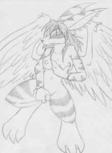 Rating: Explicit Score: 0 Tags: amber_williams anthro breasts demon digitigrade e621 ear_piercing feathered_wings feathers female fingering fingering_self genitals greyscale hair long_hair looking_at_viewer masturbation monochrome navel nipples nude piercing sakido_elexion simple_background slightly_damned solo stripes vaginal vaginal_masturbation vulva white_background wind_demon_(slightly_damned) wings User: bunchy7s