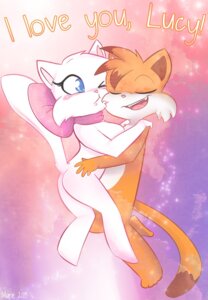 Rating: Safe Score: 0 Tags: anthro bittersweet_candy_bowl breasts butt dialogue domestic_cat duo e621 english_text felid feline felis female khao_manee lucy_(bcb) male male/female mammal mimimarie nude paulo_(bcb) romantic romantic_ambiance romantic_couple smile somali_cat tail text User: bunchy7s