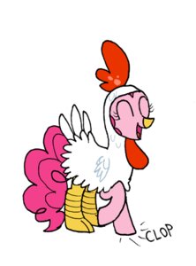 Rating: Safe Score: 0 Tags: 2011 animated animated_gif avian bird chicken chicken_costume clothing costume dancing e621 earth_pony equid equine female feral frame_by_frame friendship_is_magic galliform hasbro horse kinkyturtle low_res mammal my_little_pony phasianid pinkie_pie_(mlp) pony short_playtime solo tail User: bunchy7s