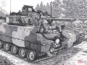 Rating: Safe Score: 0 Tags: 2013 anthro armored_vehicle autocannon biped boots breasts canid canine cannon cleavage clothed clothing cv90 detailed_background e621 female footwear forest fox greyscale hat headgear headwear jumpsuit kacey machine mammal military monochrome no_bra outside plant ranged_weapon scarlet_darkpaw shoes signature sitting solo tank_(vehicle) text tracked_vehicle traditional_media_(artwork) tree turret unzipped unzipped_jumpsuit url vehicle weapon zipper zipper_jumpsuit User: bunchy7s