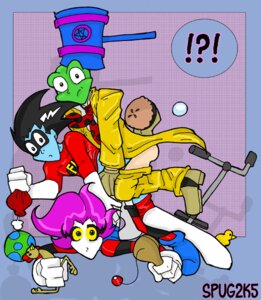 Rating: Explicit Score: 0 Tags: !?! 2005 3boys ass crossover dark_horse freakazoid freakazoid! gay male male_only marvel marvel_comics rule34 slapstick slapstick_(marvel) speech_bubble spug stanley_ipkiss tagme the_awesome_slapstick the_mask yaoi User: bunchy7s