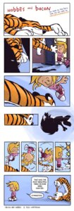 Rating: Safe Score: 0 Tags: bacon_(hobbes_and_bacon) calvin_and_hobbes comic countershading e621 english_text felid female hi_res hobbes male mammal pantherine phill_berry plushie stripes text tiger User: bunchy7s