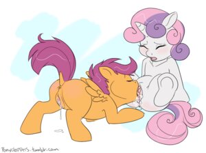 Rating: Explicit Score: 0 Tags: 2013 anus bodily_fluids cunnilingus dock_(anatomy) dripping duo e621 equid equine eyes_closed feathered_wings feathers female female/female feral feral_on_feral friendship_is_magic genital_fluids genitals hair hasbro hooves horn licking mammal messy multicolored_hair my_little_pony mythological_creature mythological_equine mythology open_mouth oral orange_body orange_feathers pegasus pink_hair ponyclopsasaurus purple_eyes purple_hair raised_tail scootaloo_(mlp) sex spread_legs spreading sweetie_belle_(mlp) tail tongue tongue_out two_tone_hair underhoof unicorn vaginal vaginal_fluids vulva wings young young_feral User: bunchy7s
