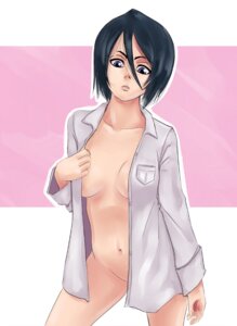 Rating: Questionable Score: 0 Tags: 1girls black-haired_female black_hair bleach bottomless female kuchiki_rukia kyoffie lips no_bra no_panties open_clothes open_shirt rule34 short_hair User: bunchy7s