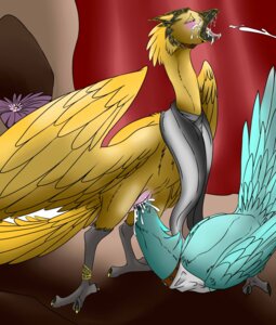 Rating: Explicit Score: 0 Tags: 2014 absurd_res ambiguous_gender avian backlash91 beak bird blue_body blue_feathers blush bodily_fluids conditional_dnp cum cum_from_offscreen cum_on_face cum_on_tongue cumshot digital_media_(artwork) duo e621 ejaculation feathered_wings feathers female feral genital_fluids genitals hi_res open_mouth orgasm scarf standing tongue vaginal_fluids vaginal_squirting vulva wings yellow_body yellow_feathers User: bunchy7s